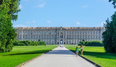 Palazzo Reale in Caserta on June 1, 2014. It was the largest palace erected in Europe during the 18th century.