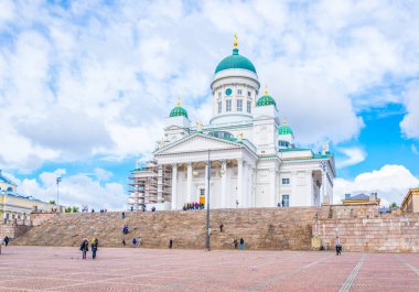 View of the Helsinki cathedral, Finland
