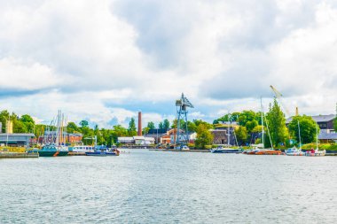 Suomenlinna port in Finland