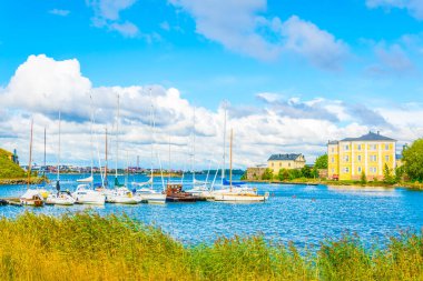 Finlandiya 'daki Suomenlinna limanı