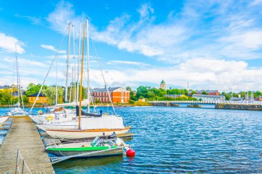 Finlandiya 'daki Suomenlinna limanı