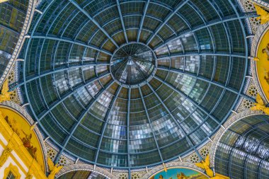 Картина, постер, плакат, фотообои "view of a cupola of one of the world oldest shopping galleries - vittorio emanuele ii gallery in milano улочки", артикул 566488796