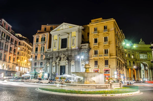 Night View Teatro San Carlo Italian Naples — Stock Fotó