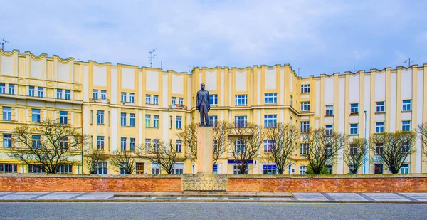 Masarykovo Namesti Square Czech City Hradec Kralove Nomeado Após Primeiro — Fotografia de Stock