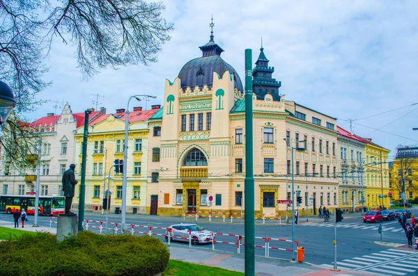 Magnificent Building Synagogue Czech City Hradec Kralove — Stockfoto