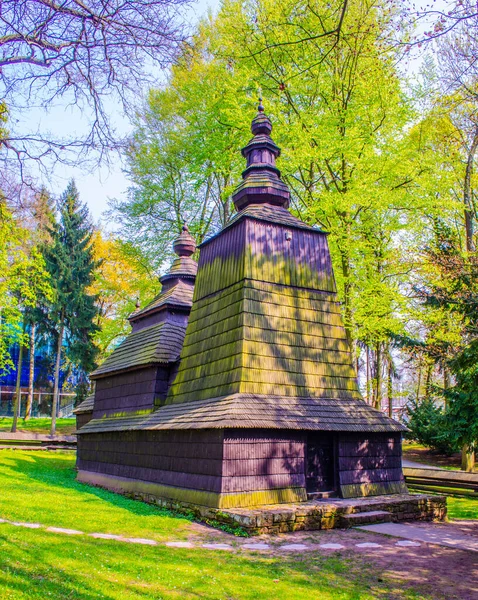 Reconstruccted Wooden Church Situated Jiraskovy Sady Orchard Hradec Kralove Czech — Stockfoto