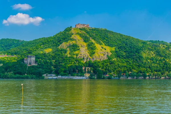 View Visegrad Castle Overlooking Danube River Hungary — Stock Fotó