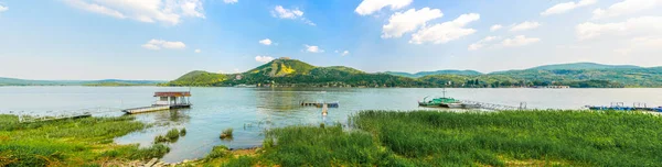 Vista Castelo Visegrad Com Vista Para Rio Danúbio Hungria — Fotografia de Stock
