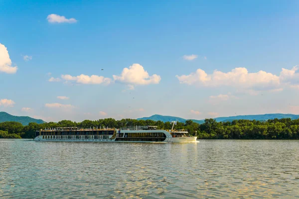 View Danube River Bend Visegrad Esztergom Hungary — Stockfoto