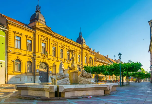匈牙利Esztergom的Szechenyi广场景观 — 图库照片