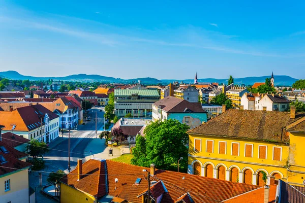 Aerial View Hungarian City Esztergom — Stock Photo, Image