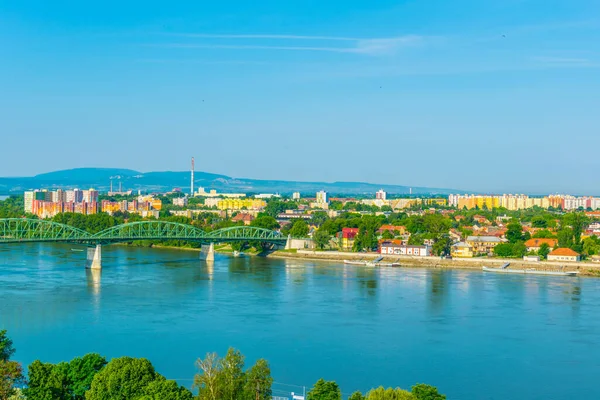 Aerial View Slovakian City Sturovo — Stockfoto