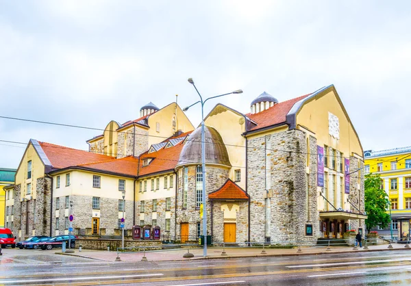 View Estonian Drama Theater Tallin Estonia — Foto de Stock