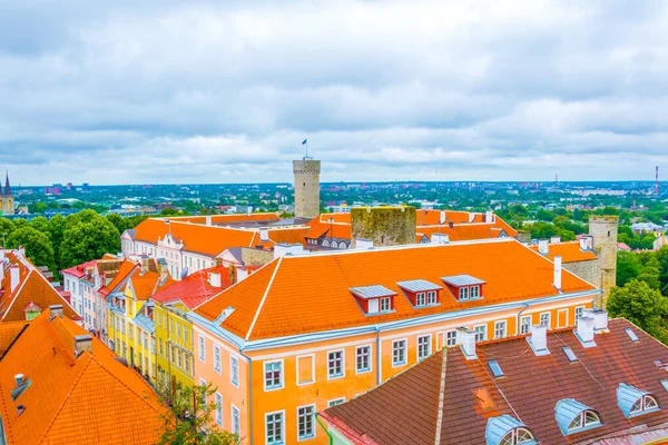 Toompea kalesinin hava manzarası, Tallinn, Estonya