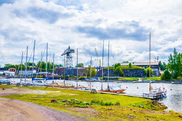 Λιμάνι Suomenlinna Στη Φινλανδία — Φωτογραφία Αρχείου