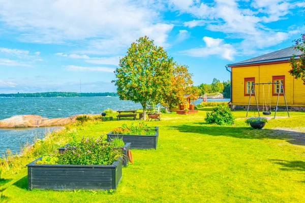 View Village Suomenlinna Island Finland — Stockfoto
