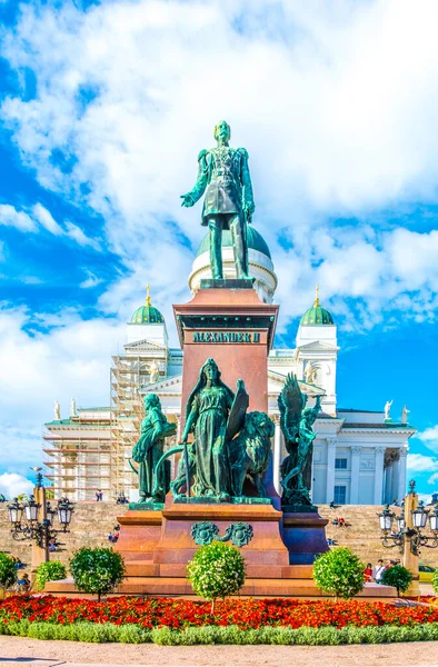 핀란드 광장에 알렉산더 — 스톡 사진