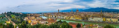 İtalyan şehri Floransa 'nın Panorama manzarası