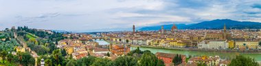 İtalyan şehri Floransa 'nın Panorama manzarası