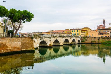 Köprü, tiberius (ponte di tiberio) Rimini, İtalya.