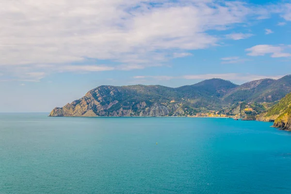 Talya Nın Sonundaki Monterosso Mare Köylü Cinque Terre Ulusal Parkı — Stok fotoğraf