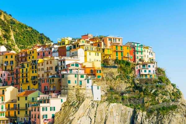 İtalya 'nın Cinque Terre bölgesindeki Manarola köyü.
