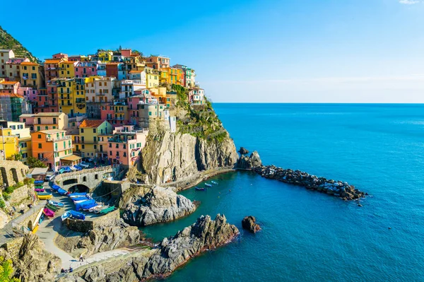 İtalya 'nın Cinque Terre bölgesindeki Manarola köyü.