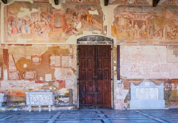 View Corridor Camposanto Cemetery Pisa Italy — Stock Photo, Image