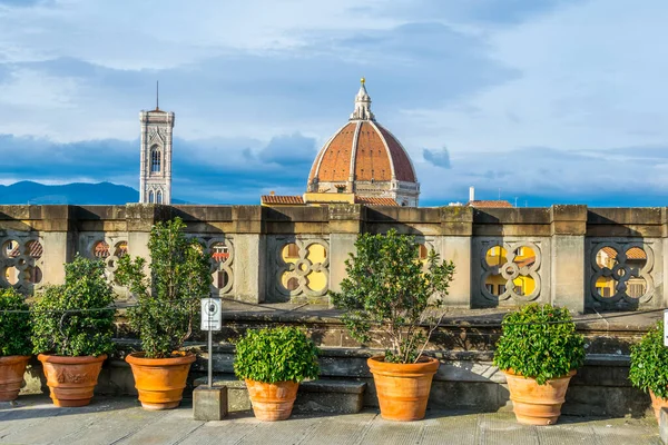 Santa Maria Del Fiore Hidden Wall Uffizi Gallery Florence Italy — Stock fotografie