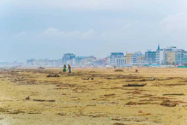 İtalyan şehrinin sisli plajı