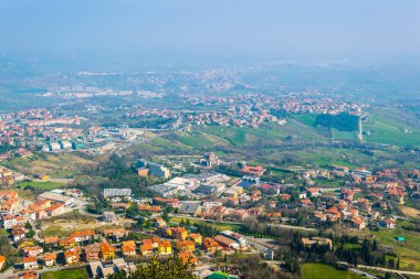 San Marino havadan görünümü
