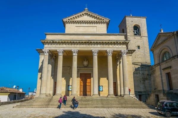 Basilica San Marino Catholic Church Republic San Marino — Stock Photo, Image