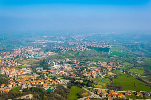  San Marino havadan görünümü