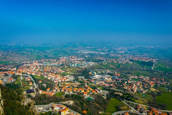 San Marino havadan görünümü