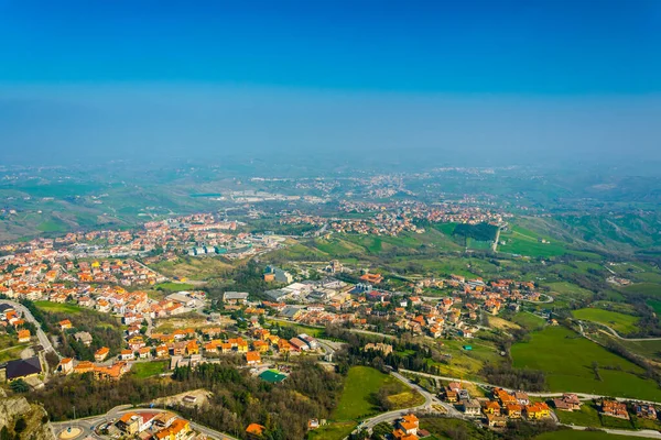  San Marino havadan görünümü