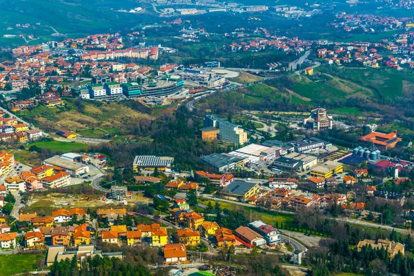 Widok San Marino — Zdjęcie stockowe