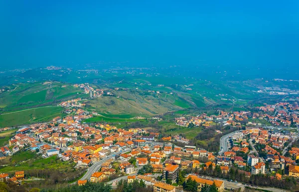 San Marino havadan görünümü