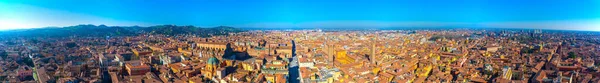 イタリアの都市ボローニャの広場のMaggioreの空中ビュー — ストック写真