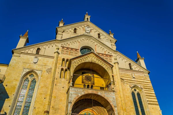 Catedral Santa Maria Matricolare Verona Italia — Foto de Stock