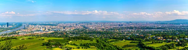 Vue Panoramique Vienne Prise Colline Kahlenberg Autriche — Photo