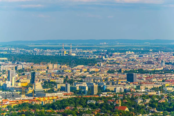 Panorama View Vienna Taken Kahlenberg Hill Austria — Foto de Stock
