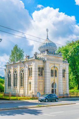 Karaoit Kenessa manzarası - Litvanya, Vilnius 'taki dini bina