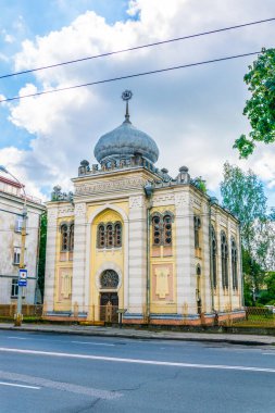 Karaoit Kenessa manzarası - Litvanya, Vilnius 'taki dini bina