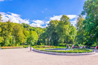 Litvanya 'nın başkenti Vilnius' taki Bernardinu sodası..