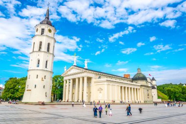 Litvanya 'nın başkenti Vilnius' taki Aziz Stanislaus Katedrali