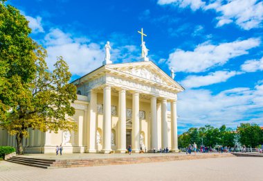 Saint Stanislaus cathedral in the lithuanian capital vilnius