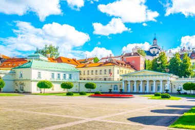 Vilnius 'taki Başkanlık Sarayı, Litvanya Cumhurbaşkanının resmi konutu.