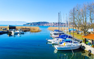 Macedonian Unesco 'daki marina manzarası..