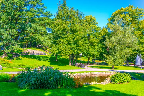 Bastelkajna Park Riga Latvia — Stockfoto