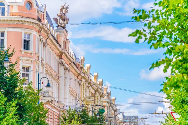 Kleurrijke Gevels Van Oude Stad Vilnius Litouwen — Stockfoto